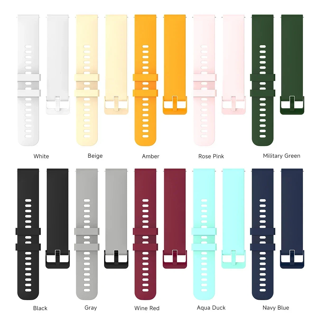 22mm Sports Silicone Watch Strap for Redmi Watch 5 3 Active Replaceable Wristband Band for Xiaomi Redmi Watch 3 Lite Bracelet