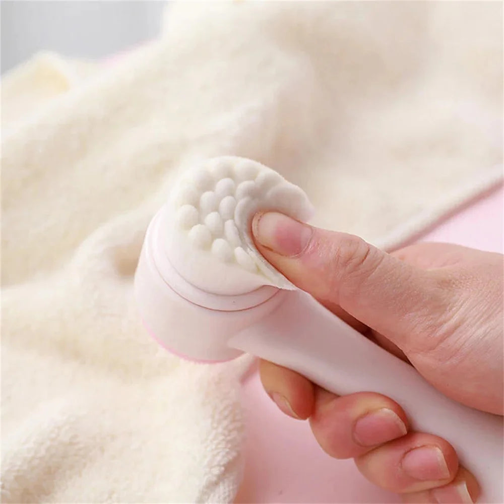 Escova facial de silicone bilateral 3D