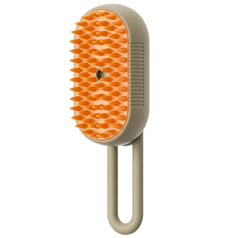 Escova vaporosa para cães, spray elétrico, escova de cabelo para gatos, 3 em 1, escova a vapor para massagem, cuidados com animais de estimação, remoção de pelos emaranhados e soltos